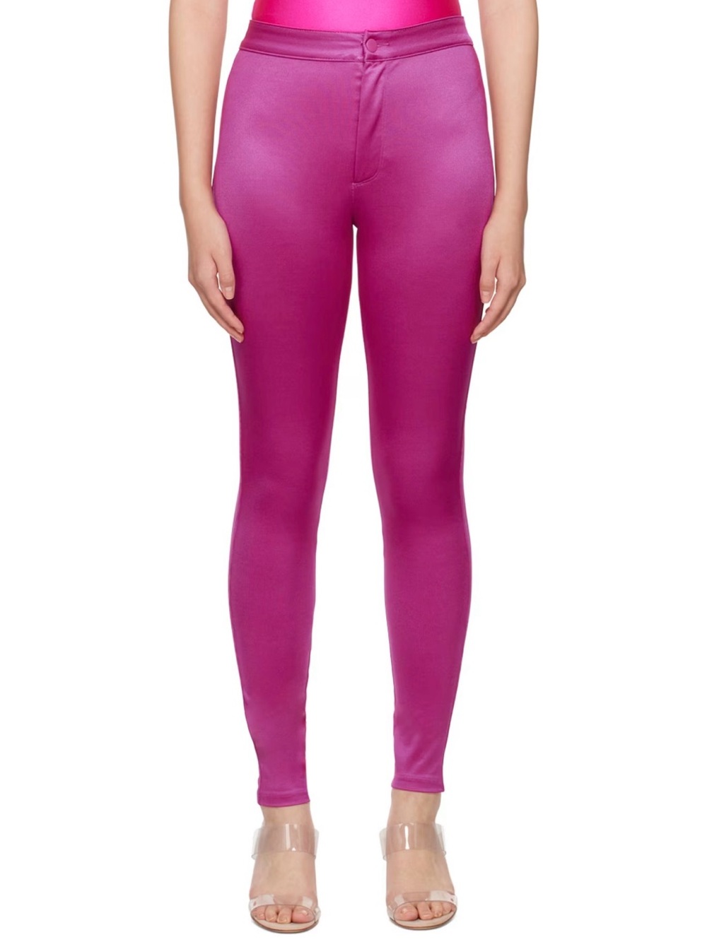 SKIMS Fuchsia Pink Disco high-waisted leggings/pants